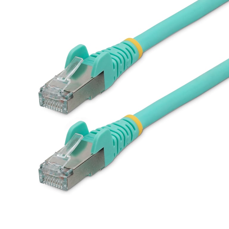 StarTech NLAQ-1M-CAT6A-PATCH kabel sieciowy Kolor Aqua S/FTP (S-STP)