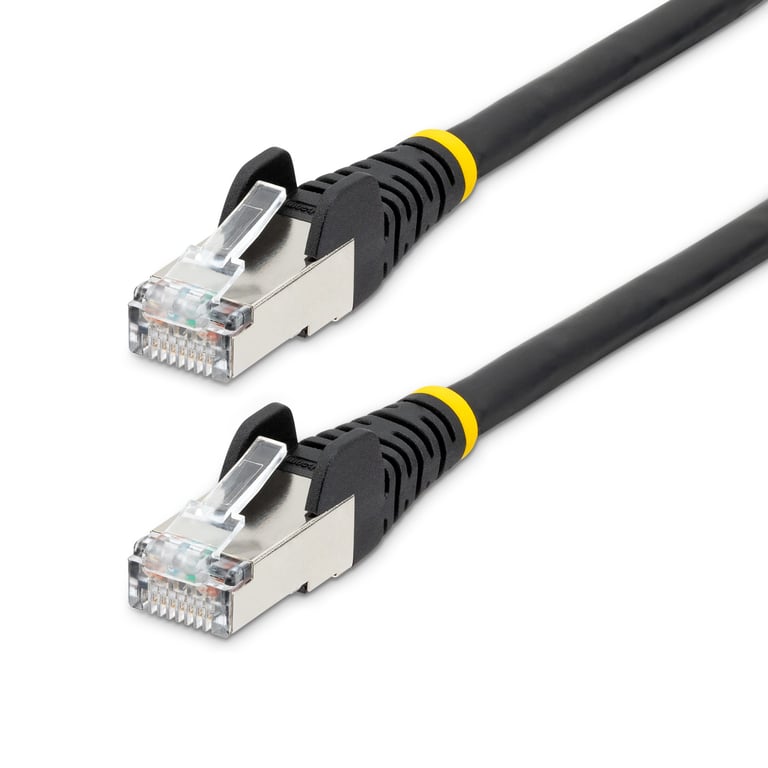 StarTech NLBK-750-CAT6A-PATCH kabel sieciowy Czarny 7,5 m S/FTP (S-STP)