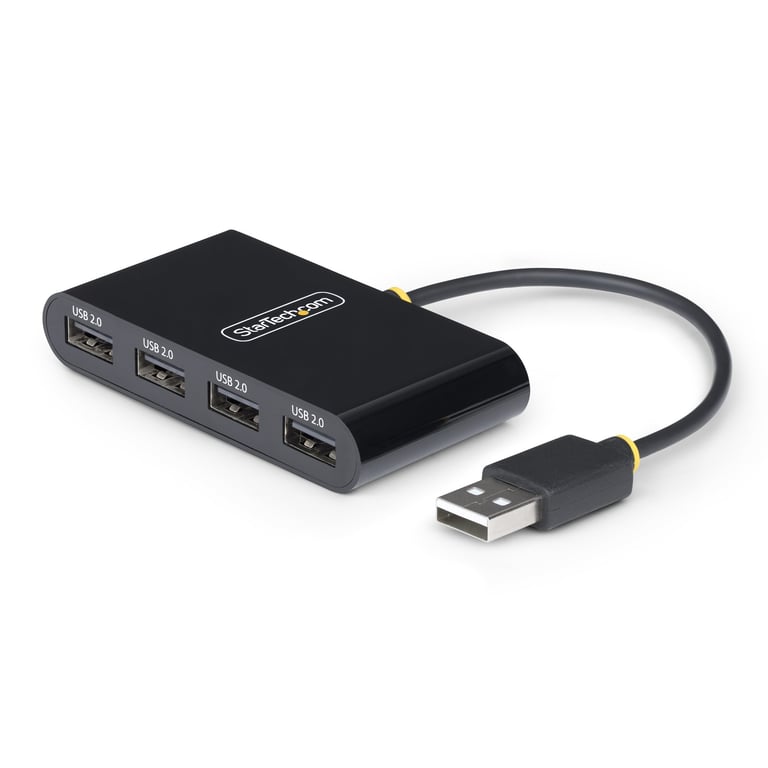 StarTech ST4200MINI2-USB-HUB huby i koncentratory USB 2.0 480 Mbit/s Czarny