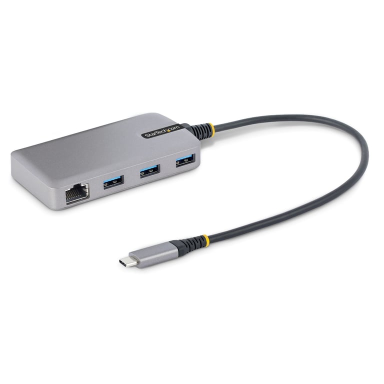 StarTech 5G3AGBB-USB-C-HUB huby i koncentratory USB 3.2 Gen 1 (3.1 Gen 1) Type-C 5000 Mbit/s Szary