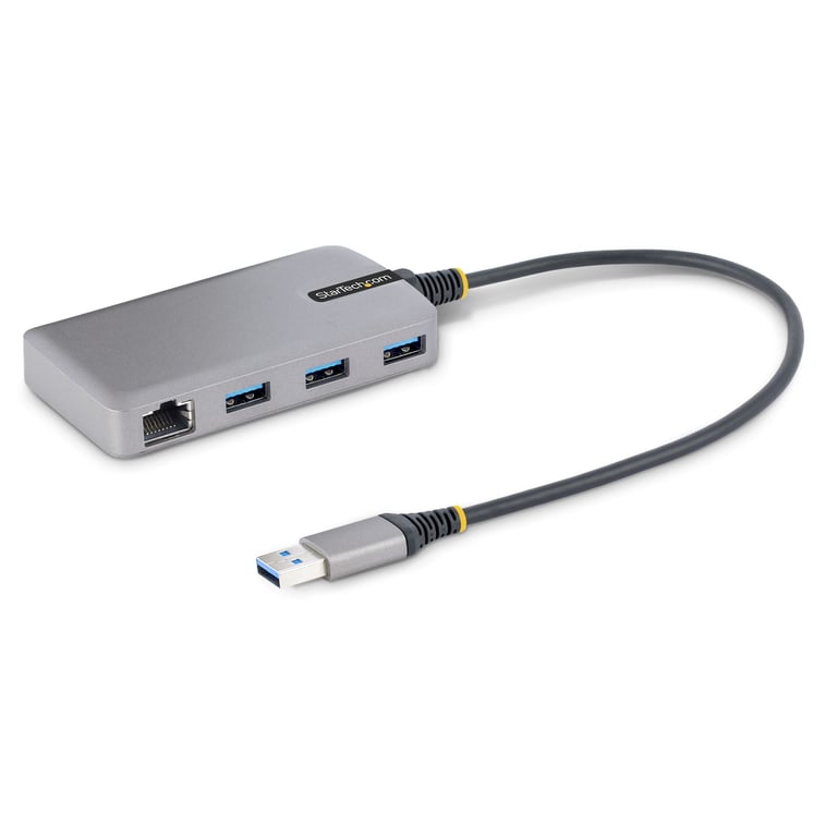 StarTech 5G3AGBB-USB-A-HUB huby i koncentratory USB 3.2 Gen 1 (3.1 Gen 1) Type-A 5000 Mbit/s Szary