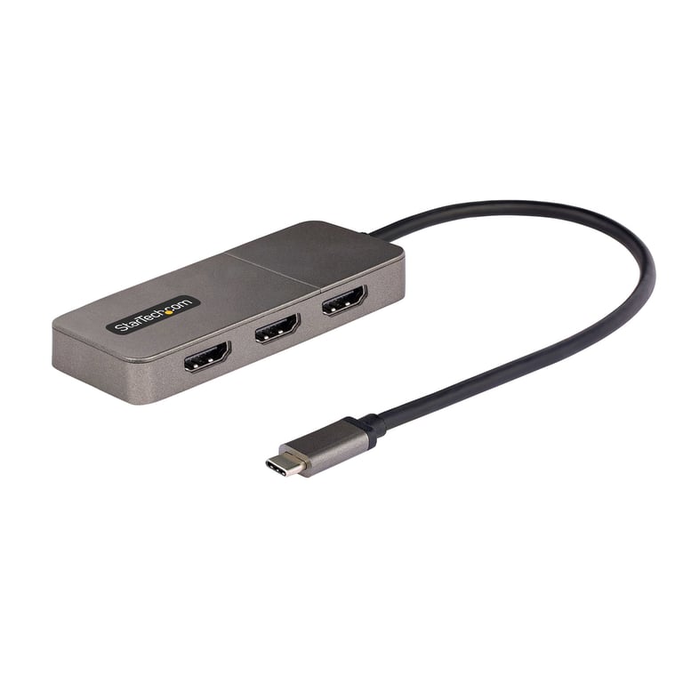 StarTech MST14CD123HD zewnętrzna karta graficzna usb 3840 x 2160 px Szary