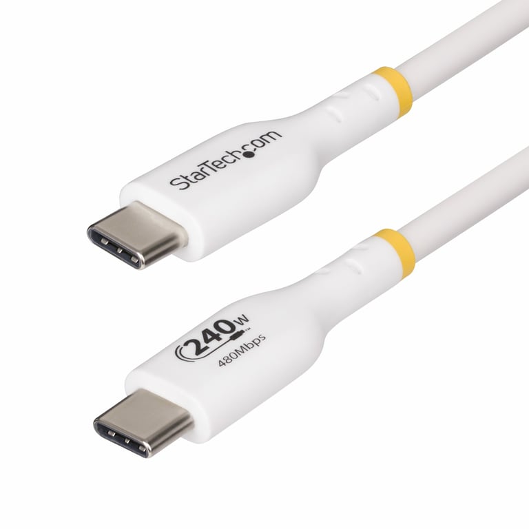 StarTech USB2EPR3MW kabel USB USB 2.0 3 m USB C Biały