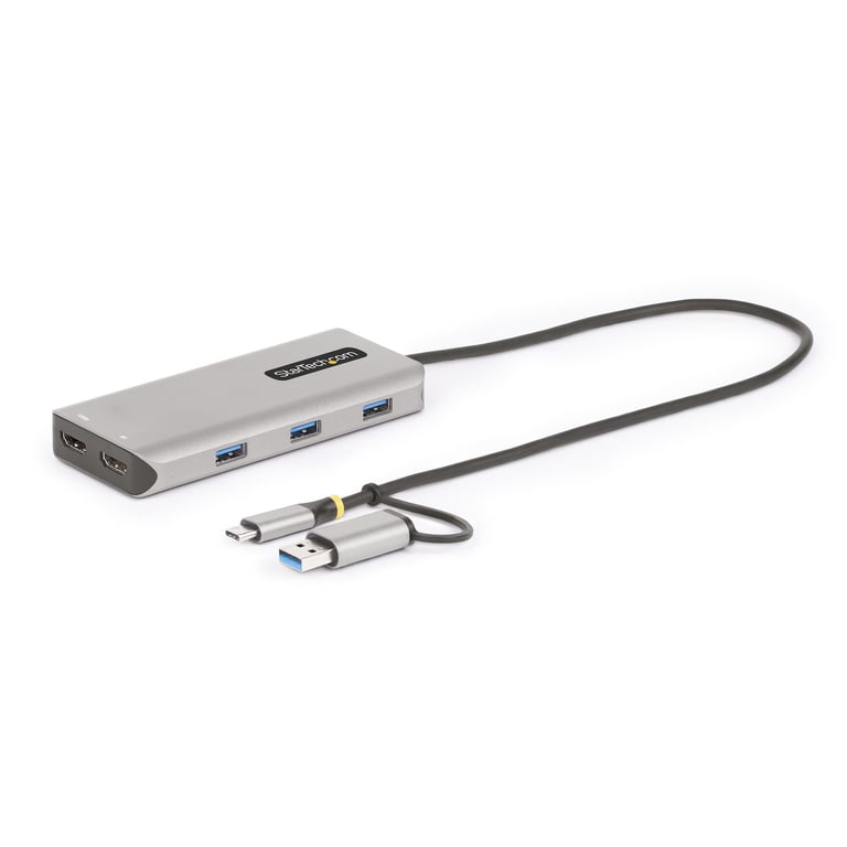 StarTech 167B-USBC-MULTIPORT stacja dokująca Przewodowa USB 3.2 Gen 1 (3.1 Gen 1) Type-C Srebrny