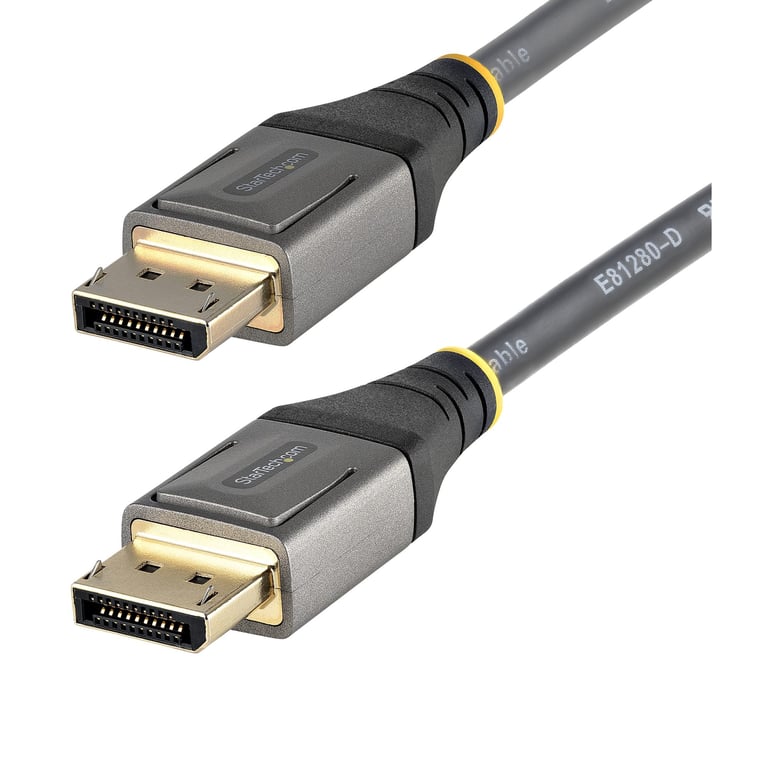 StarTech DP14VMM1F kabel DisplayPort 0,3 m Czarny, Szary