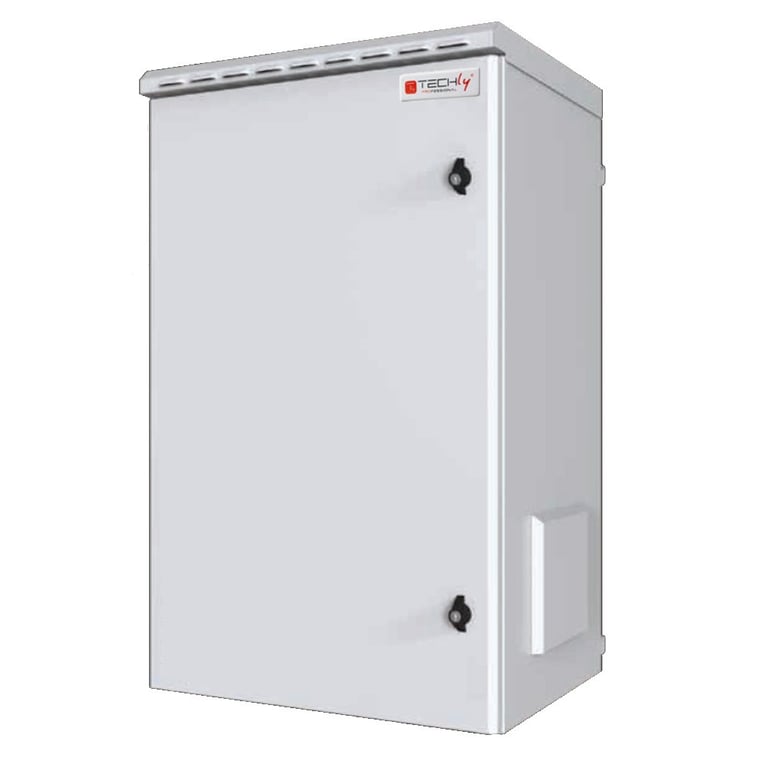 Techly I-CASE IP55-1245 stojak 12U Szafa wisząca Szary