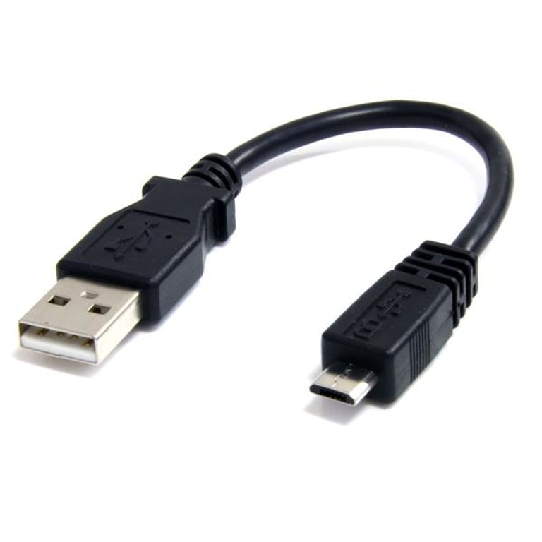 StarTech UUSBHAUB6IN kabel USB 0,1524 m USB A Micro-USB B Czarny