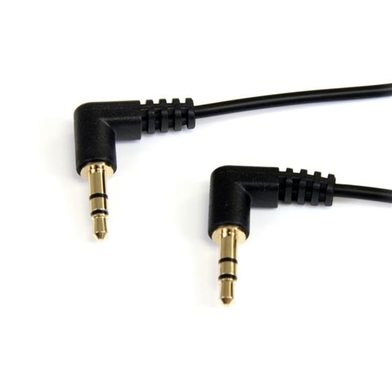 StarTech MU6MMS2RA kabel audio 1,8 m 3.5mm Czarny