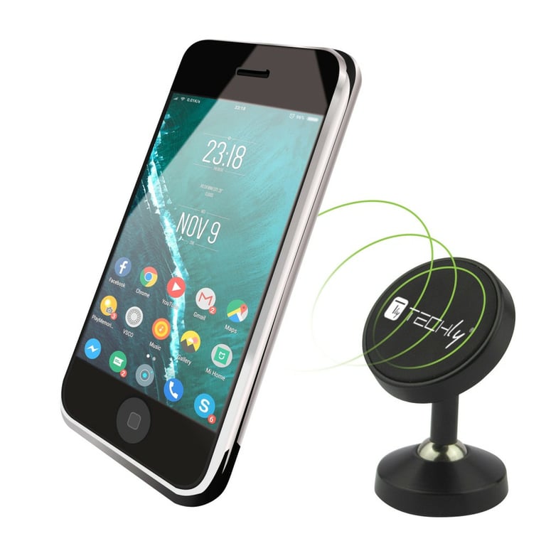 Techly I-SMART-UNI7 uchwyt Uchwyt pasywny Telefon komórkowy/Smartfon Czarny