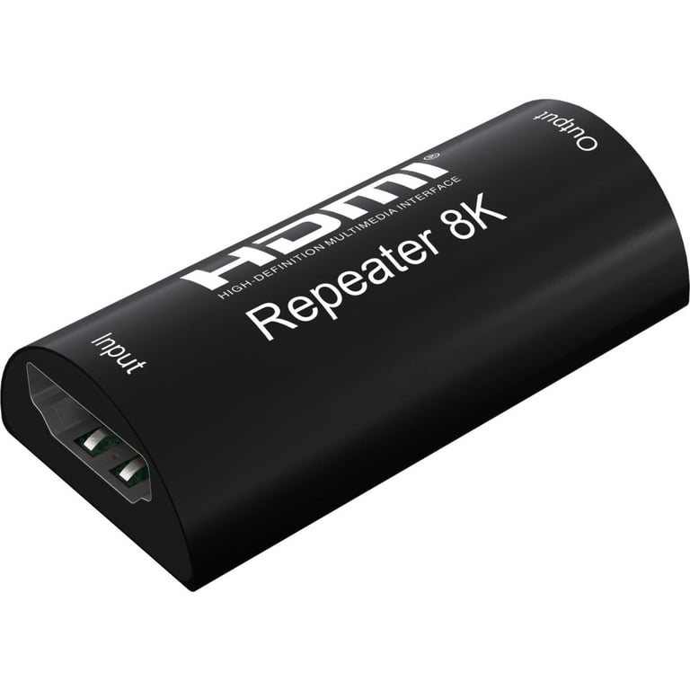 Techly IDATA HDMI2-RIP8KT przedłużacz AV Wzmacniacz AV Czarny