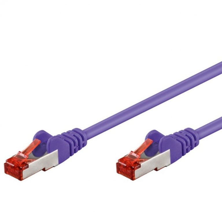 Techly ICOC CCA6F-020-VL kabel sieciowy Fioletowy 2 m Cat6 F/UTP (FTP)