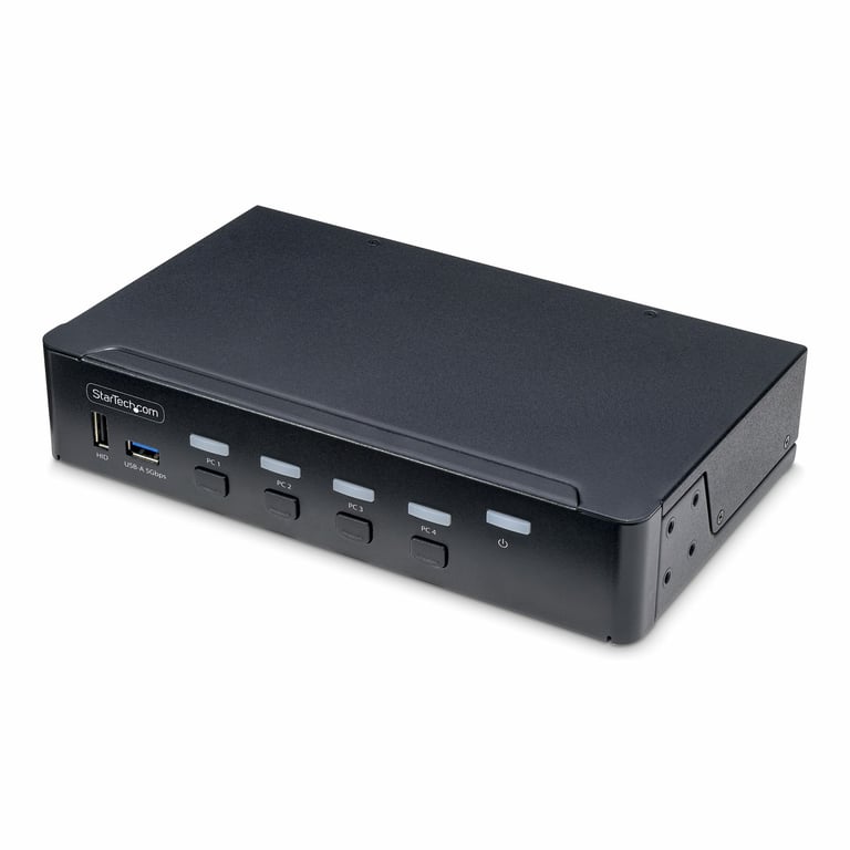 StarTech P4AD122-KVM-SWITCH przełącznik KVM Możliwości montowania w stelażu Czarny