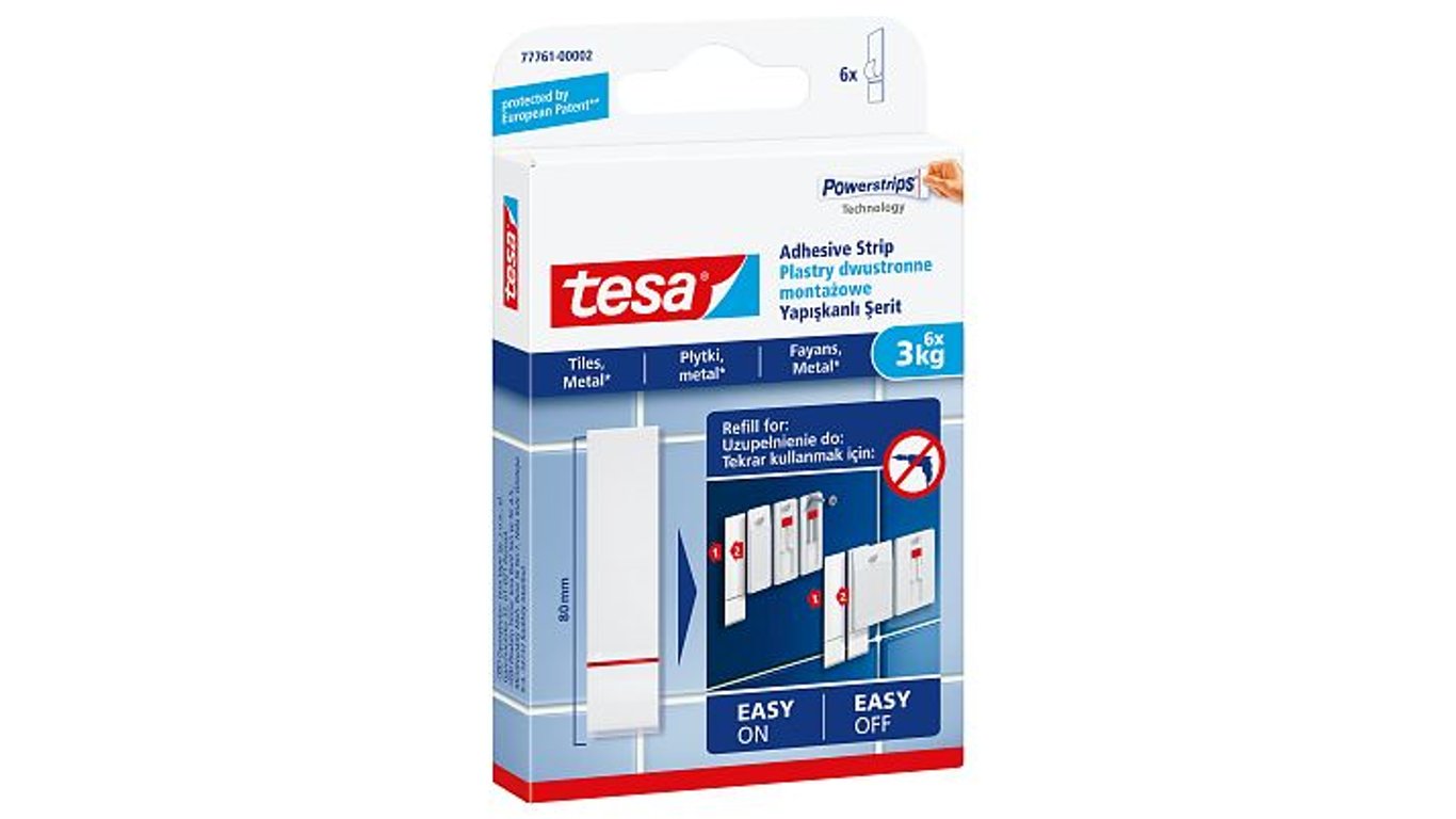 TESA 77761 Wewnętrzna Uniwersalny hak Biały 6 szt.