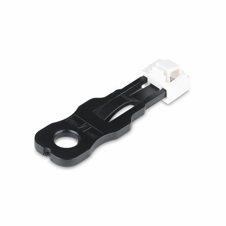 StarTech RJ45LOCKANDKEY bloker portów Blokada portu + klucz RJ-45 Czarny, Biały 10 szt.