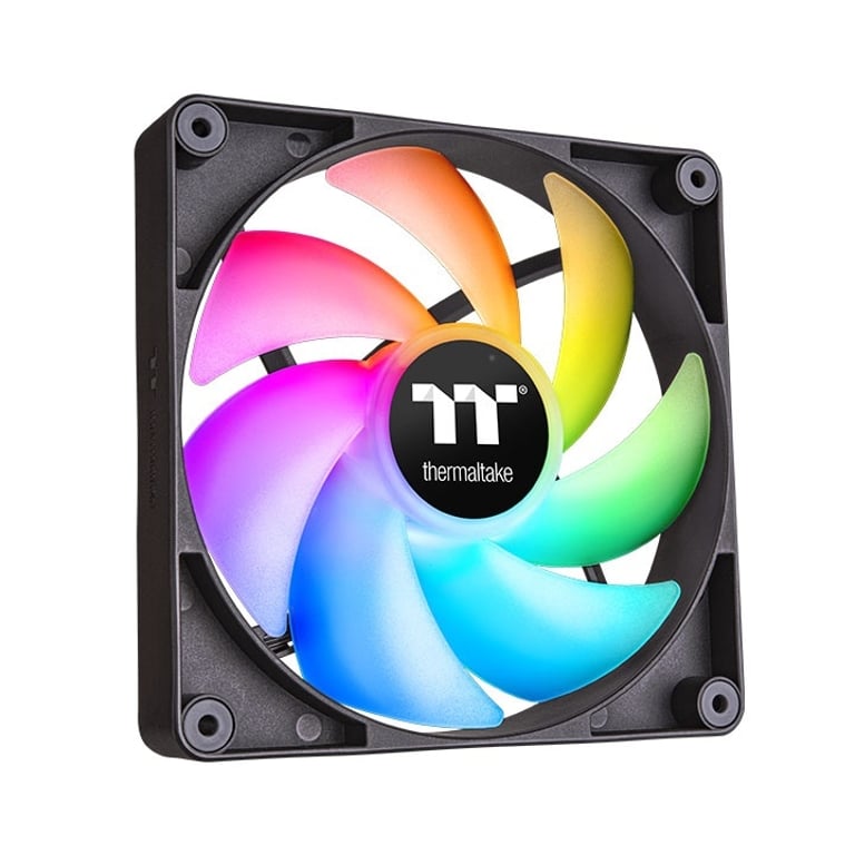 Thermaltake CT120 ARGB Sync PC Obudowa komputera Wentylator Czarny, Biały 2 szt.