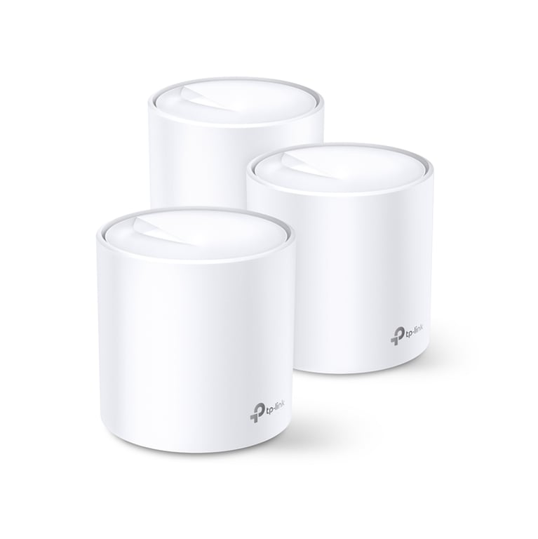 TP-Link Deco X60 Dual-band (2.4 GHz/5 GHz) Wi-Fi 6 (802.11ax) Biały 2 Wewnętrzne DECO X60(3-PACK) V1
