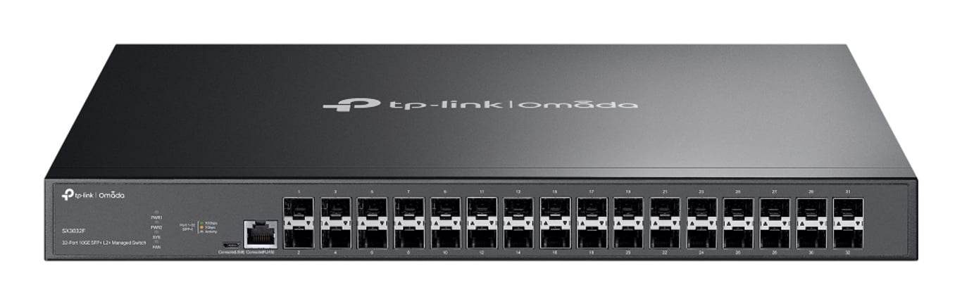 TP-Link Omada SX3032F łącza sieciowe Zarządzany L2+ Czarny