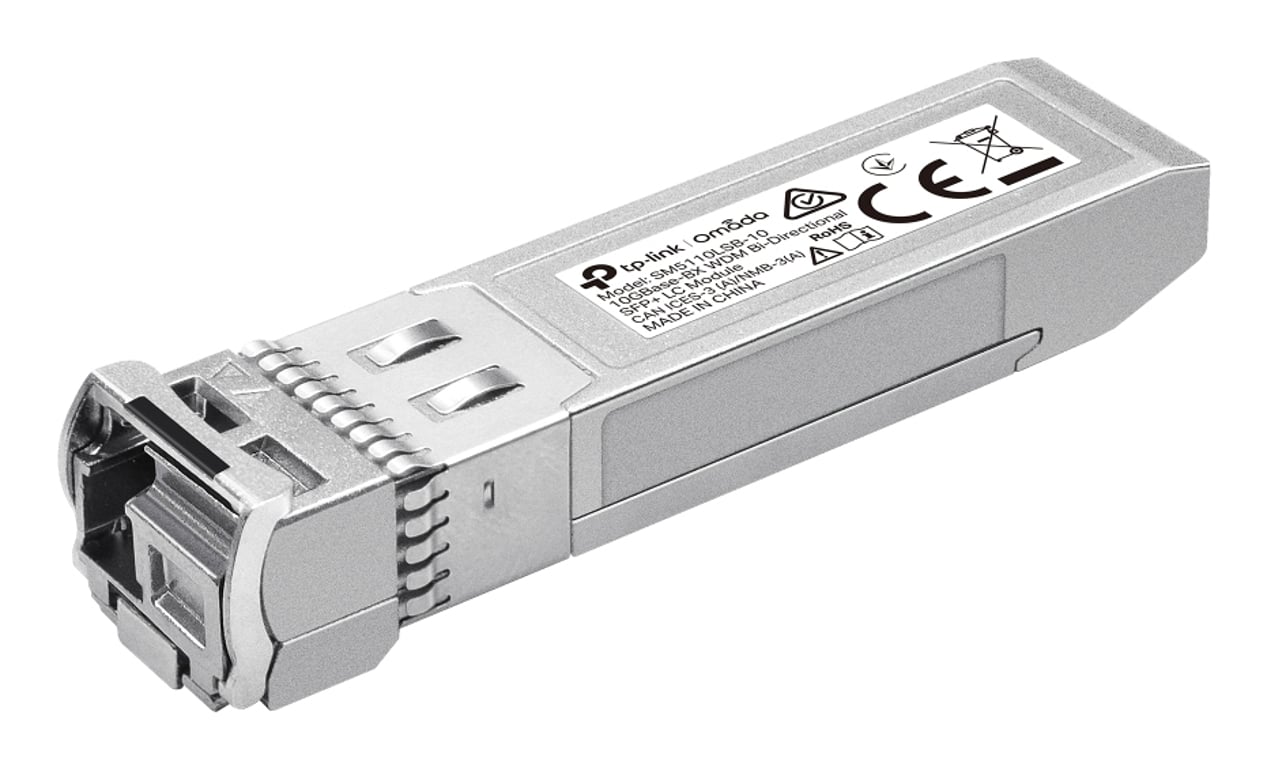 TP-Link Omada SM5110LSB-10 moduł przekaźników sieciowych Swiatłowód 10312 Mbit/s SFP+