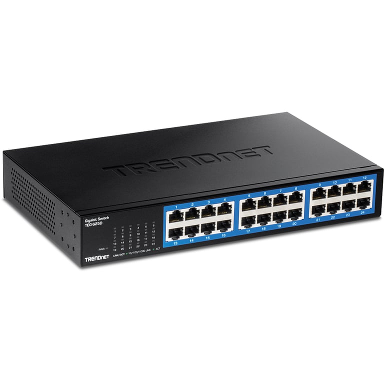 Trendnet TEG-S25D łącza sieciowe Gigabit Ethernet (10/100/1000)