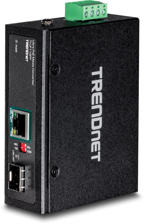 Trendnet TI-UF11SFP konwerter sieciowy Wewnętrzny 1000 Mbit/s Czarny