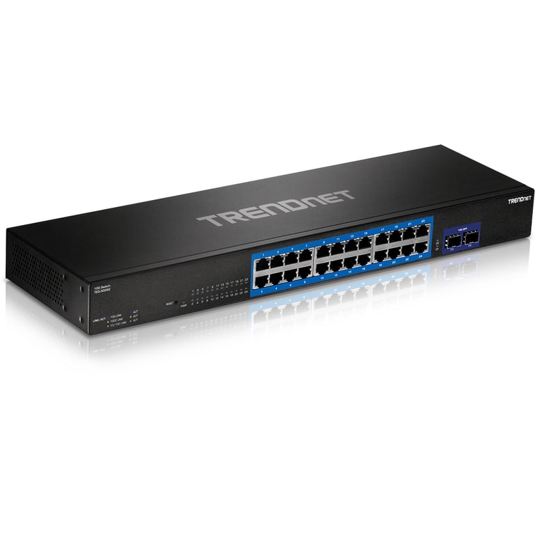Trendnet TEG-30262 v1.0R Gigabit Ethernet (10/100/1000) 1U Czarny
