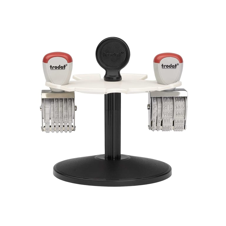 Trodat 3008 uchwyt na stemple 8 szt. Czarny, Biały