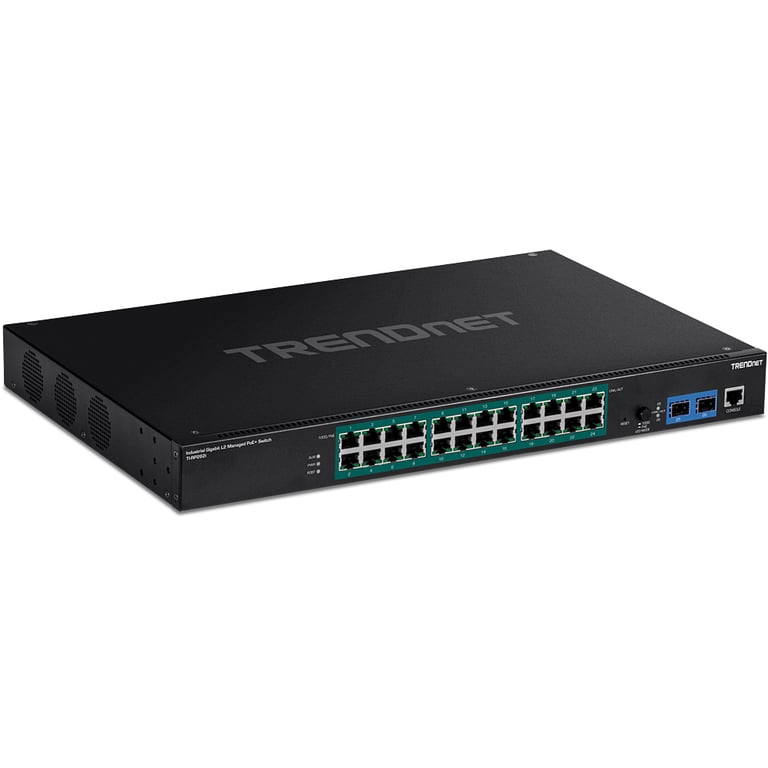 Trendnet TI-RP262i Zarządzany L2 Gigabit Ethernet (10/100/1000) Obsługa PoE 1U Czarny