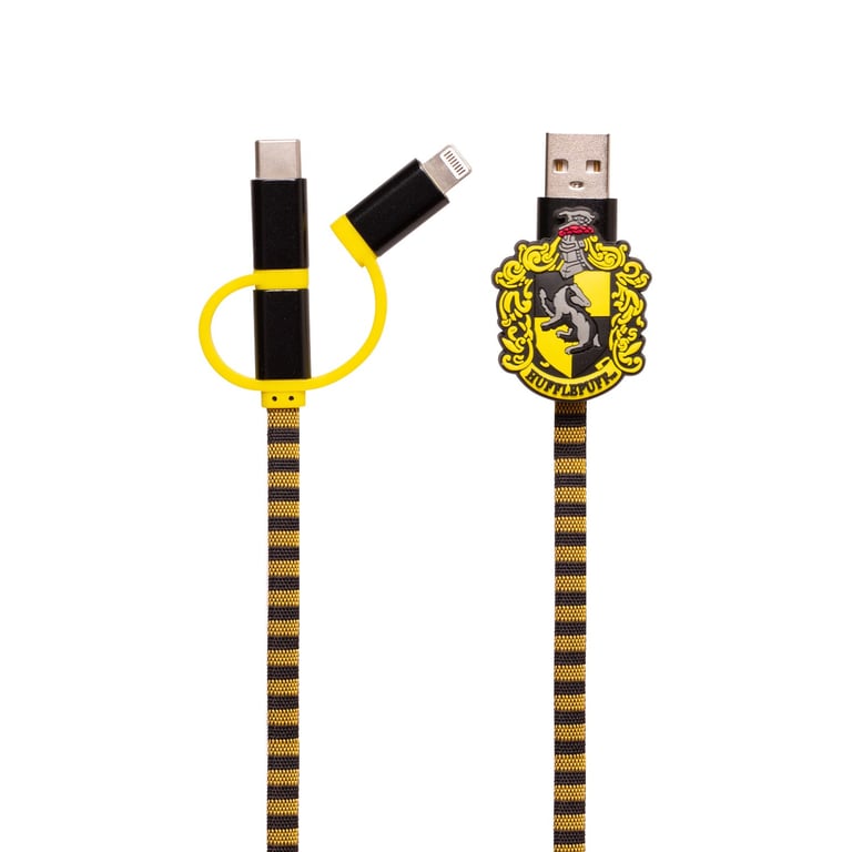 Thumbs Up 1002655 kabel USB 1 m USB A Micro-USB B Czarny, Żółty