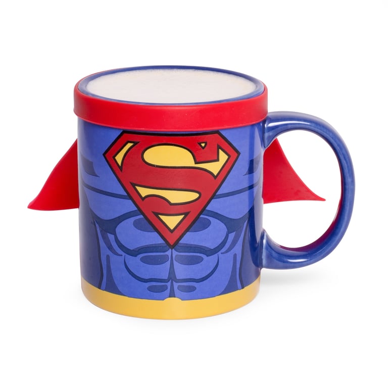 Thumbs Up Superman Mug with Cape miseczka Niebieski, Czerwony Uniwersalne 1 szt.