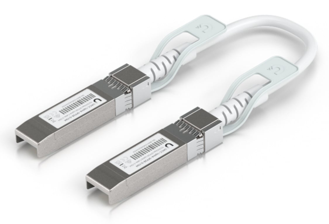 Ubiquiti UACC-Uplink-SFP28-0.15M-10 kabel InfiniBand / światłowodowy 0,15 m Biały