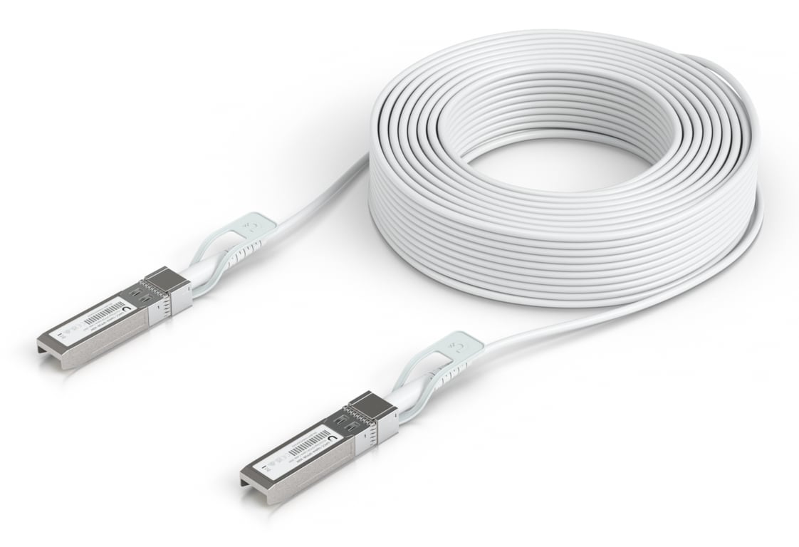 Ubiquiti UACC-Uplink-SFP28-30M kabel InfiniBand / światłowodowy Biały