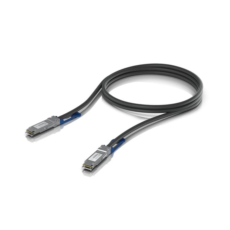 Ubiquiti UACC-DAC-QSFP28-1M kabel InfiniBand / światłowodowy Czarny