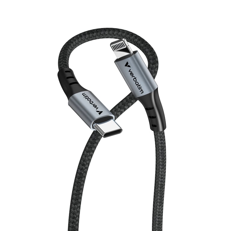 Verbatim 31844 kabel Lightning 1,2 m Czarny