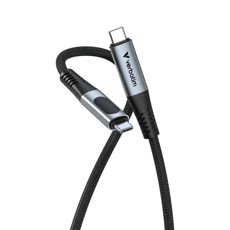 Verbatim 31849 kabel USB USB4 Gen 2x2 1,2 m USB C Czarny