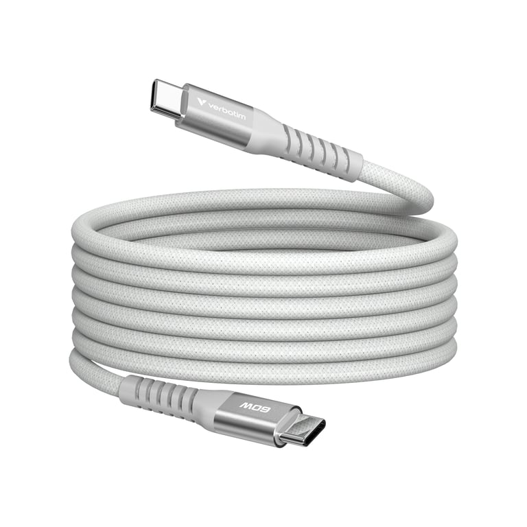 Verbatim 31850 kabel USB USB 2.0 1,2 m USB C Szary