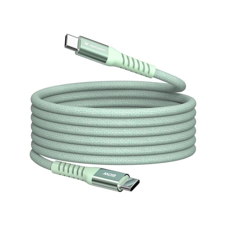 Verbatim 31864 kabel USB USB 2.0 1,2 m USB C Zielony