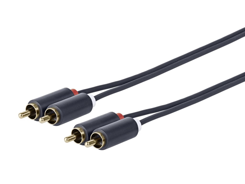 Vivolink PRORCARCA12 kabel audio 12 m 2 x RCA Czarny