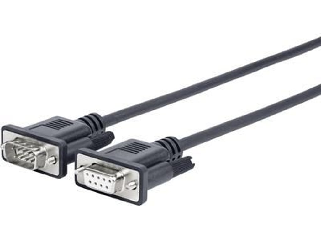 Vivolink PRORS5 kabel równoległy Czarny 5 m RS-232