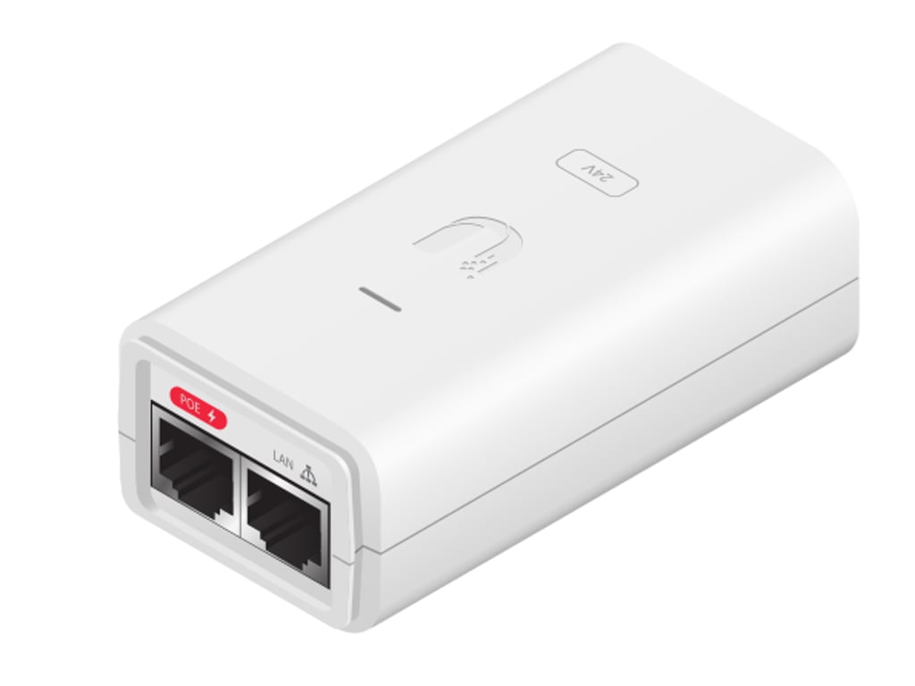 Ubiquiti POE-24-12W-G-WH adapter PoE Gigabit Ethernet 24 V