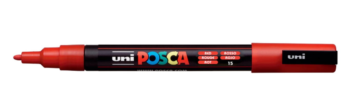 POSCA PC-3M Czerwony 1 szt.