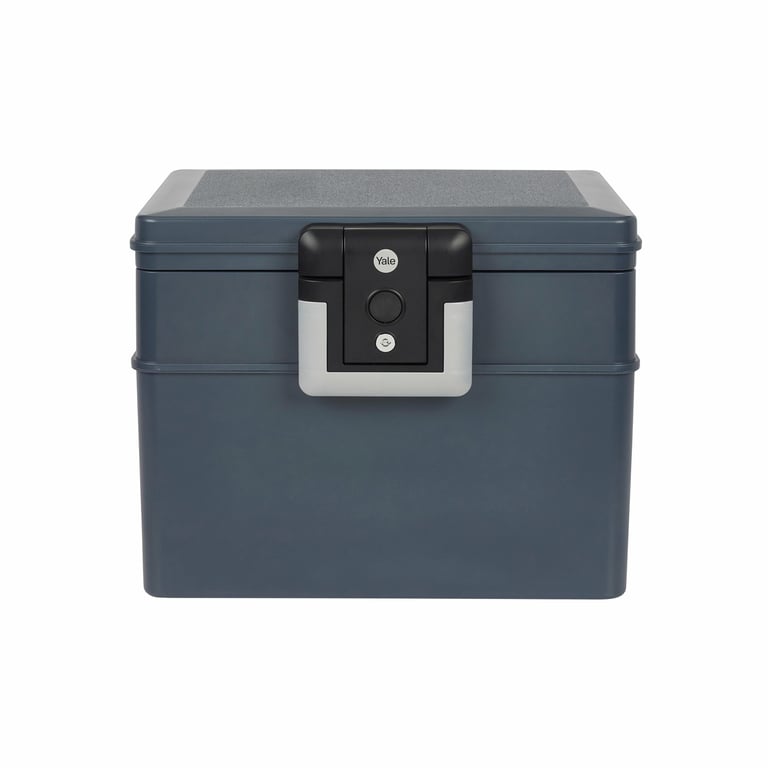 Yale YFWC/329/KB1 sejf Sejf wolnostojący 16,5 l Plastik Czarny, Szary