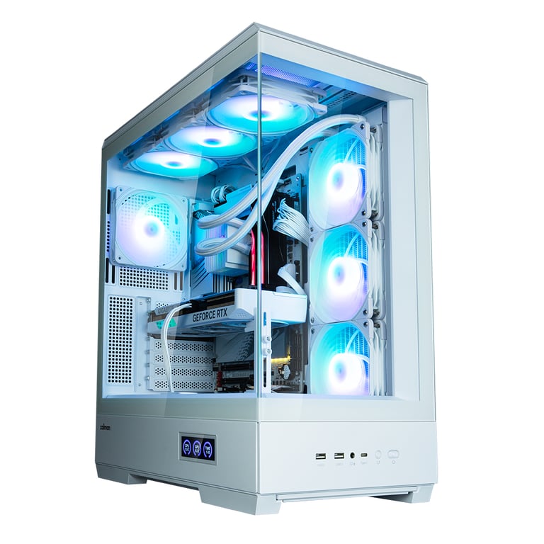 Zalman P50 DS White Midi Tower Biały