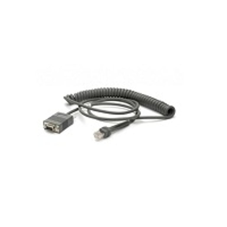Zebra CBA-R71-C09ZAR kabel równoległy Czarny 2,8 m RS232 DB9