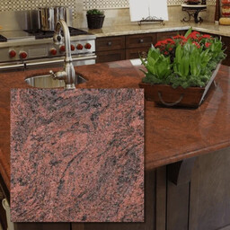 Tiles Plytka granitowa Multicolor Red Polerowana 60x60x1,5 cm