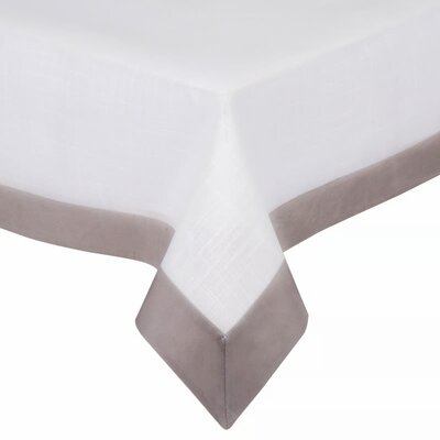 Obrus MY HOME Pastel Grey 130 x 160 cm Biało-szary