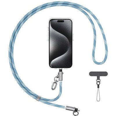 Usams SJ746 30W USB-C to Lightning 1.2m Blue Phone Lanyard with Charging Cable