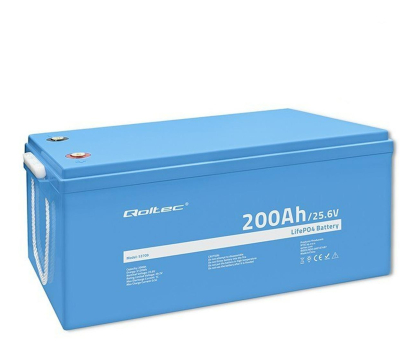 Qoltec Akumulator LiFePO4 Litowo-Żelazowo-Fosforanowy 25.6V 200Ah