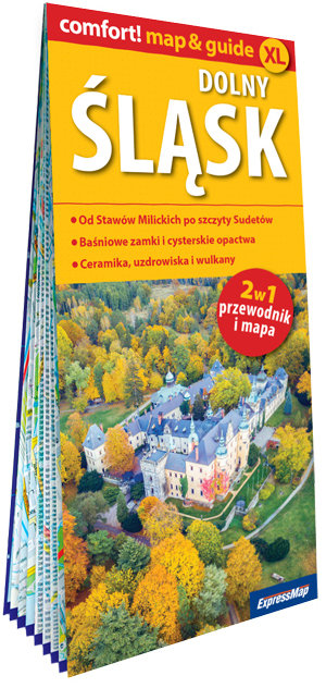 Dolny Śląsk laminowany map&guide (2w1: przewodnik i mapa)