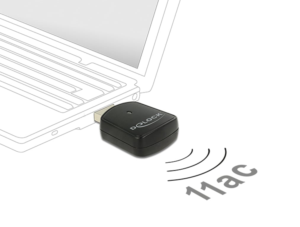 DeLOCK 12502 karta sieciowa WLAN 867 Mbit/s
