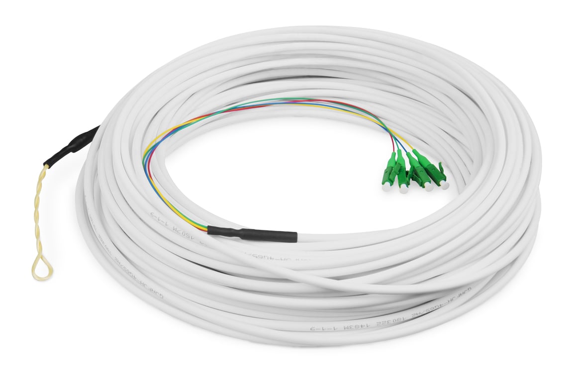 Digitus DK-3904LCA-50 InfiniBand/fibre optic cable 50 m 4x LC LC/APC G.657.A2 Biały